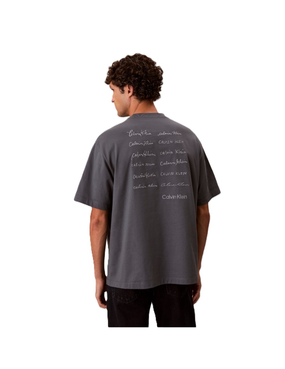 Playera calvin klein playera ck para hombre cuello redondo para hombre