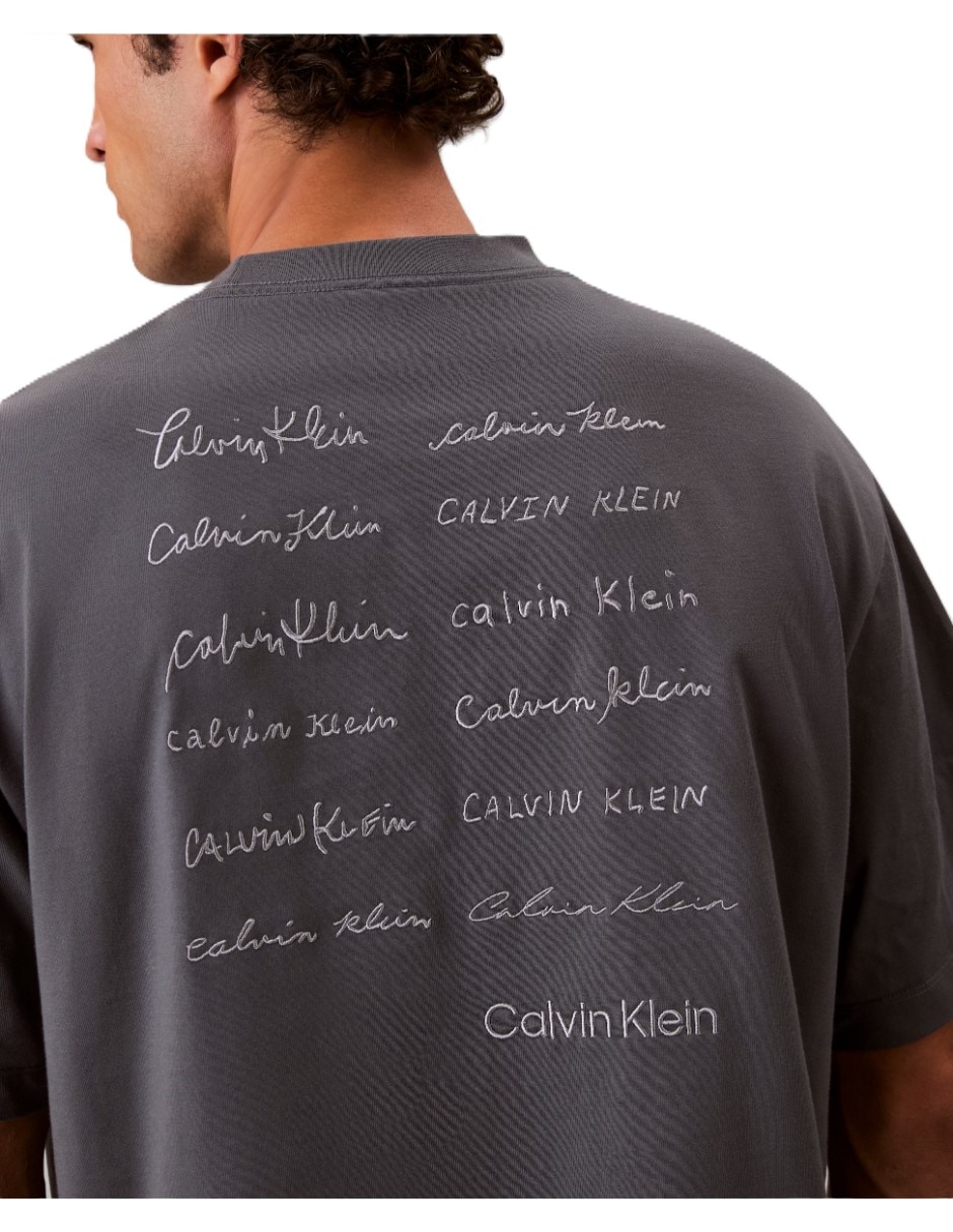 Playera calvin klein playera ck para hombre cuello redondo para hombre