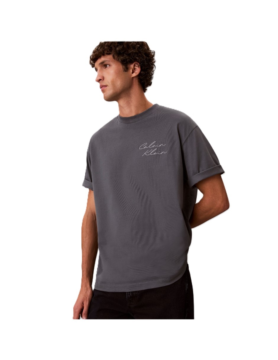 Playera calvin klein playera ck para hombre cuello redondo para hombre