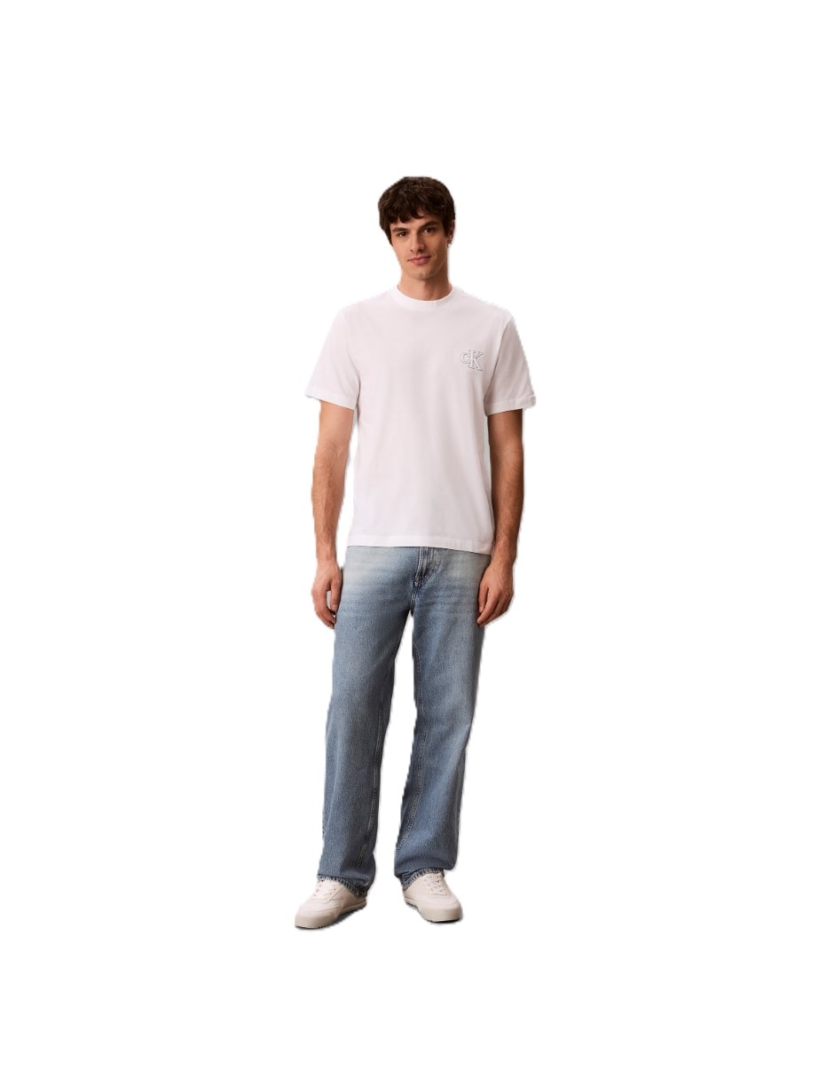 Playera playera ck para hombre cuello redondo para hombre 2