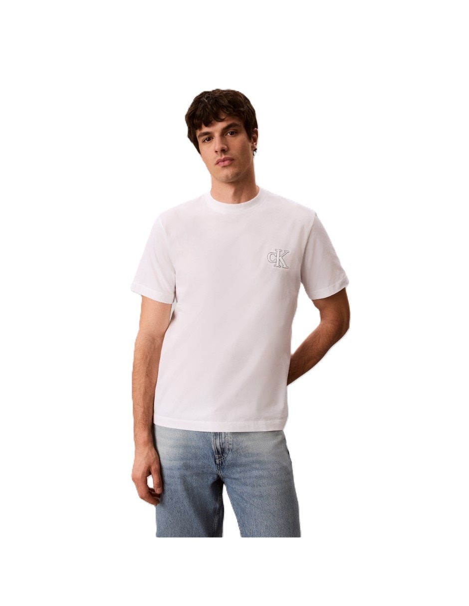 Playera playera ck para hombre cuello redondo para hombre Playera playera ck para hombre cuello redondo para hombre