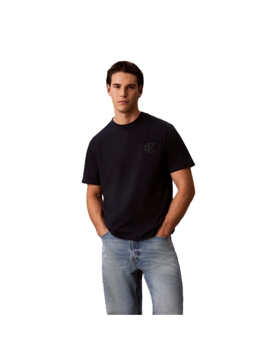 Playera playera ck para hombre cuello redondo para hombre