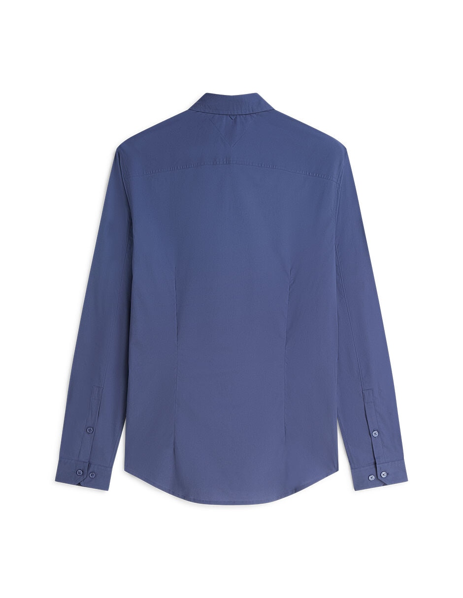 Camisa casual de algodón manga larga para hombre