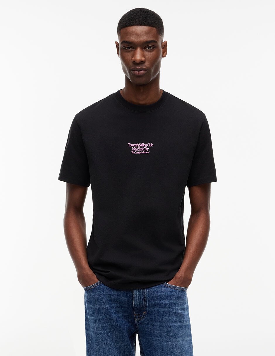 Playera cuello redondo para hombre