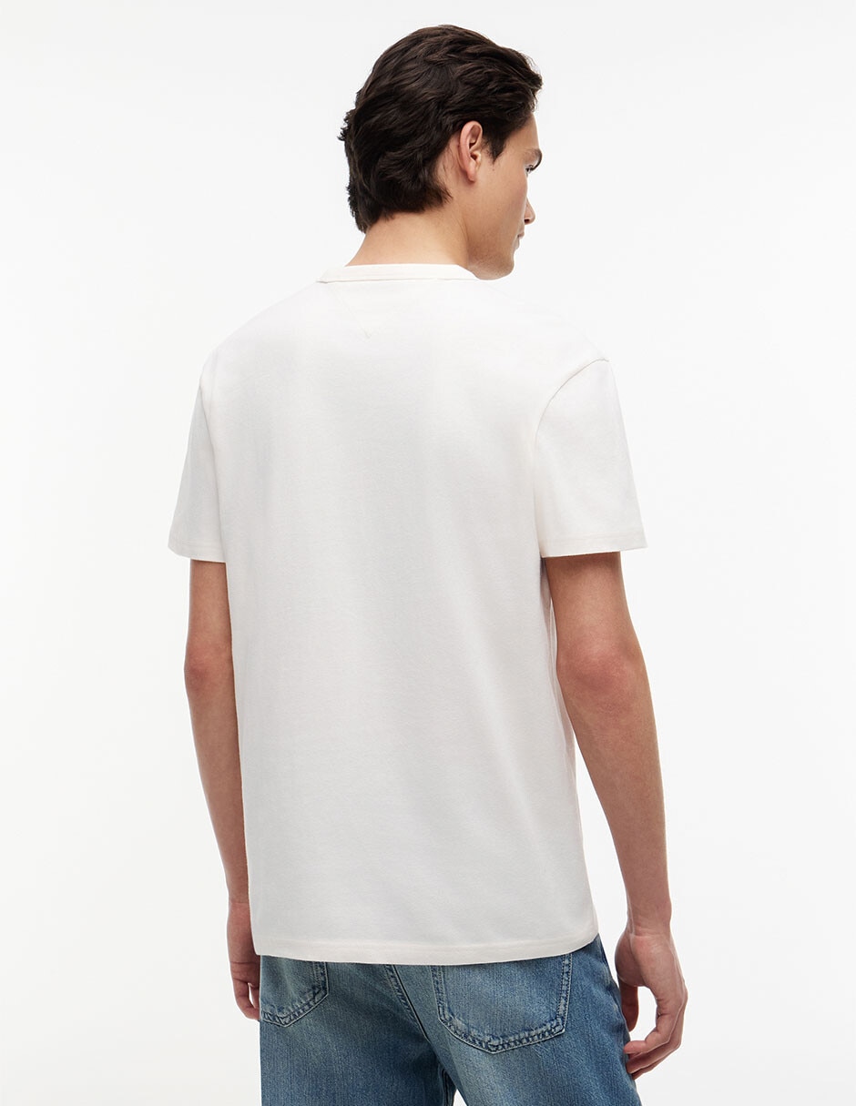 Playera Global Stripe Tape cuello redondo para hombre 3
