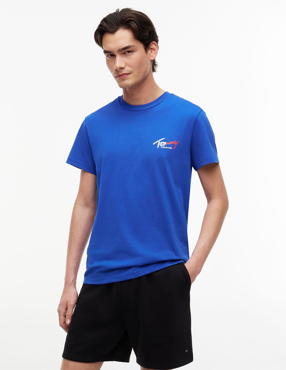 Playera Signature cuello redondo para hombre
