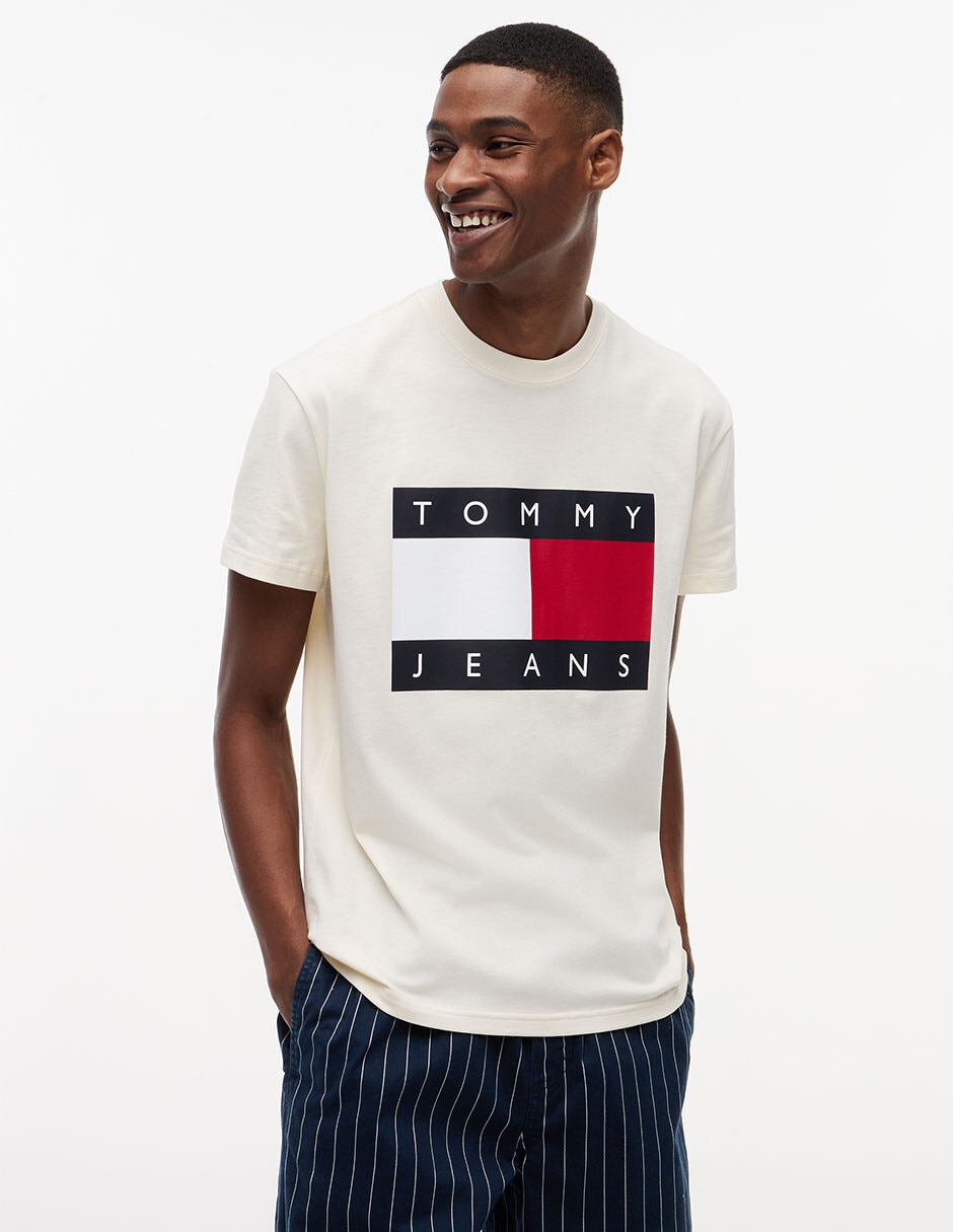 Playera Flag cuello redondo para hombre