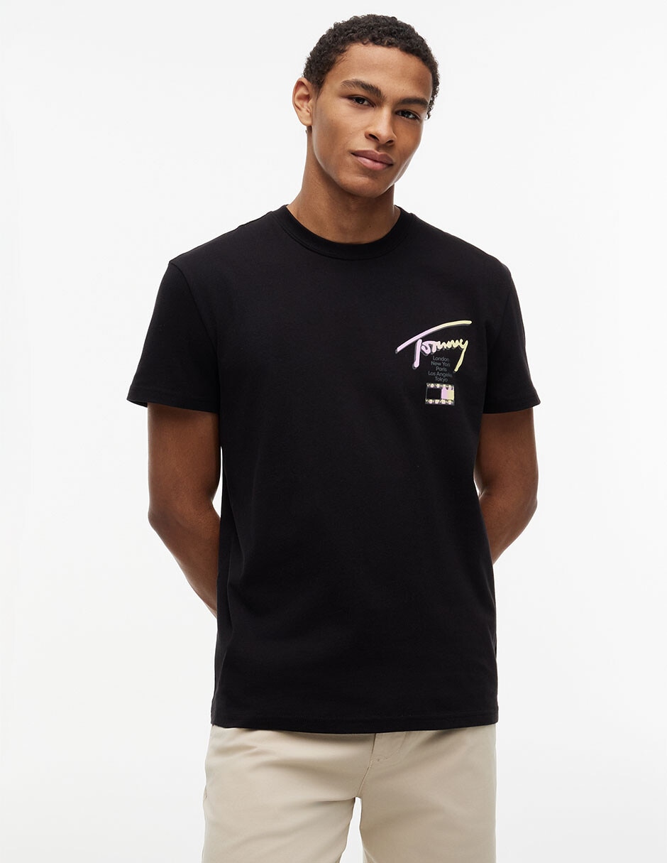 Playera Signature cuello redondo para hombre