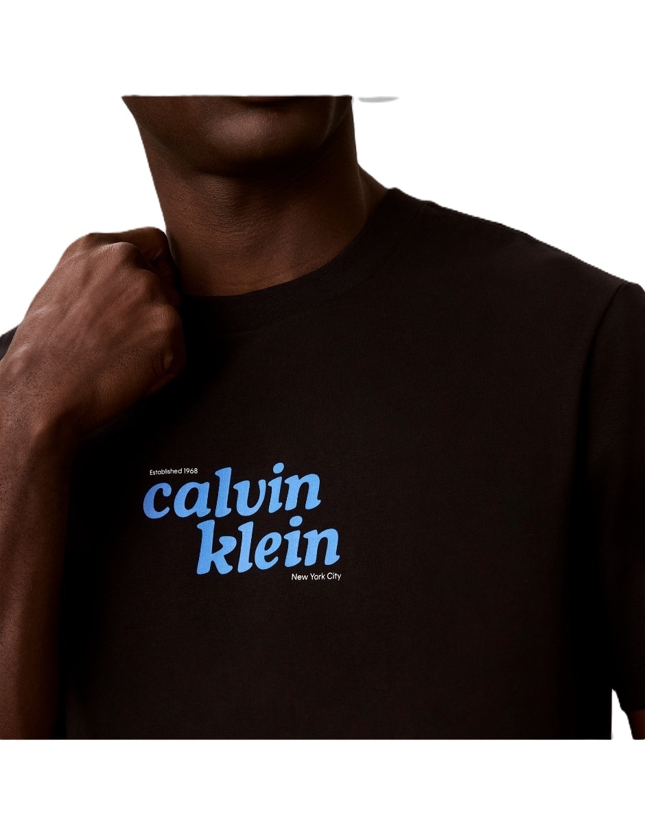 Playera calvin klein cuello redondo para hombre