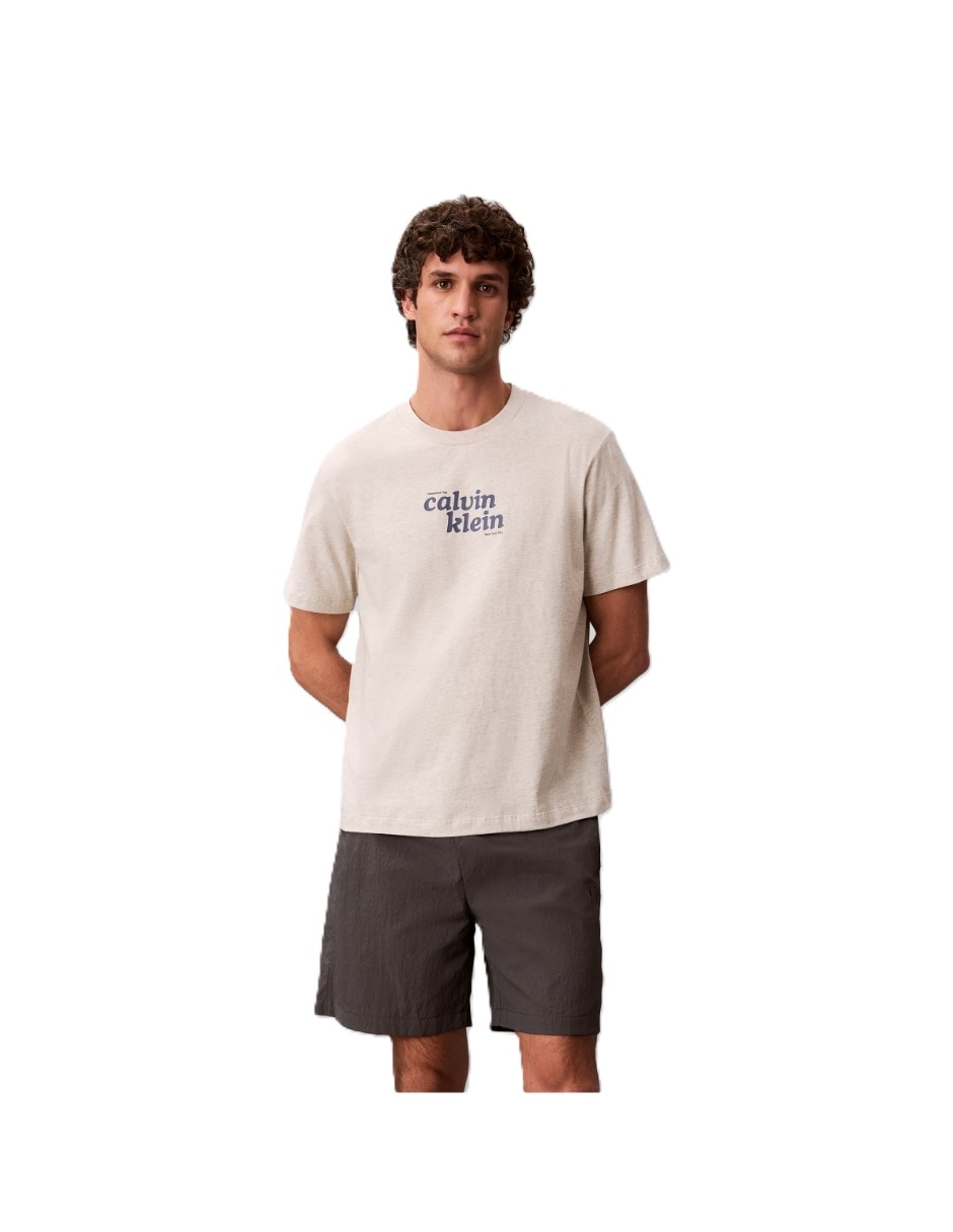 Playera calvin klein cuello redondo para hombre