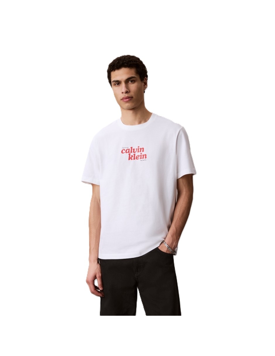 Playera calvin klein cuello redondo para hombre