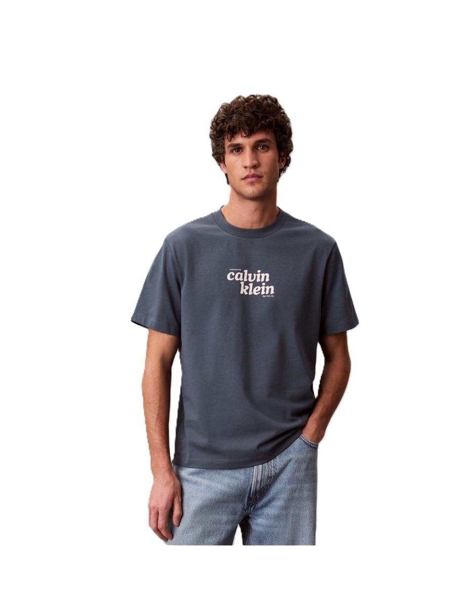 Playera calvin klein cuello redondo para hombre