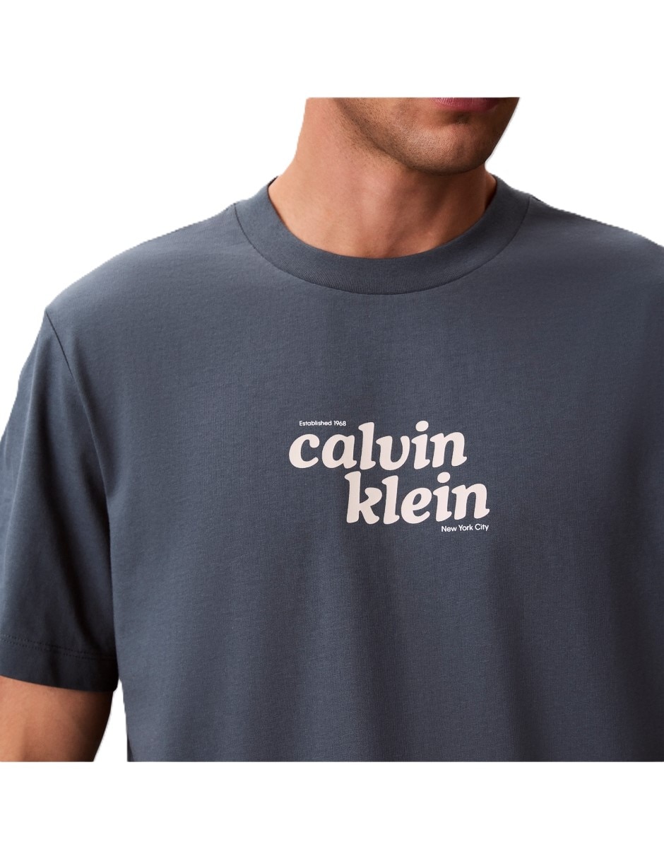 Playera calvin klein cuello redondo para hombre