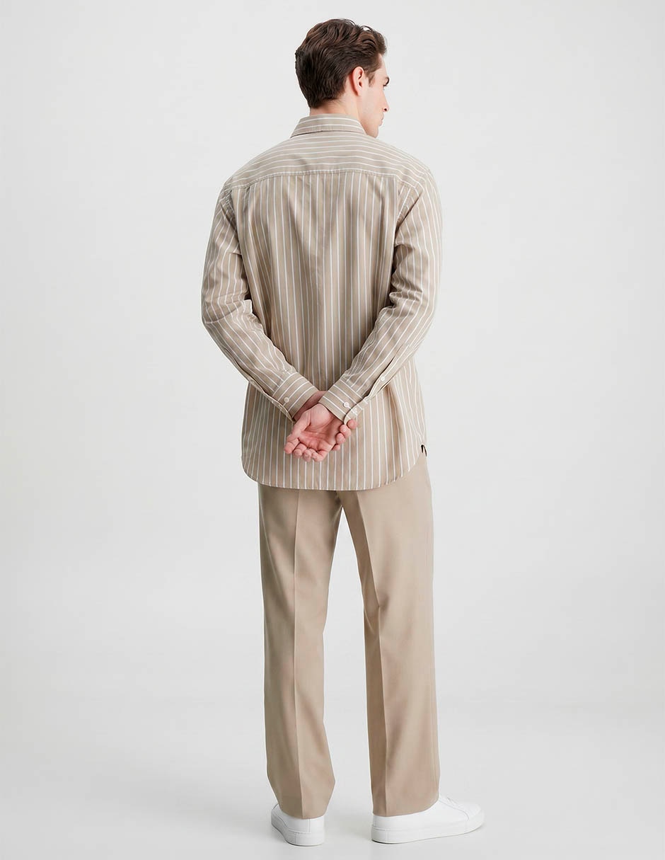Camisa casual de algodón manga larga para hombre 3
