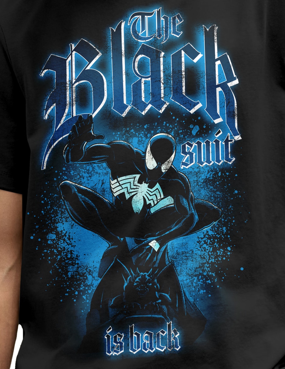 Playera spiderman cuello redondo para hombre 3