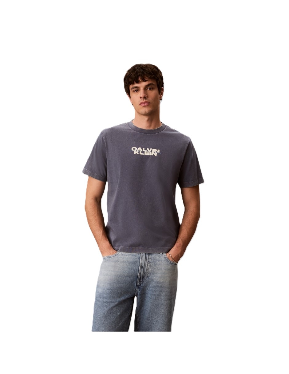 Playera cuello redondo para hombre