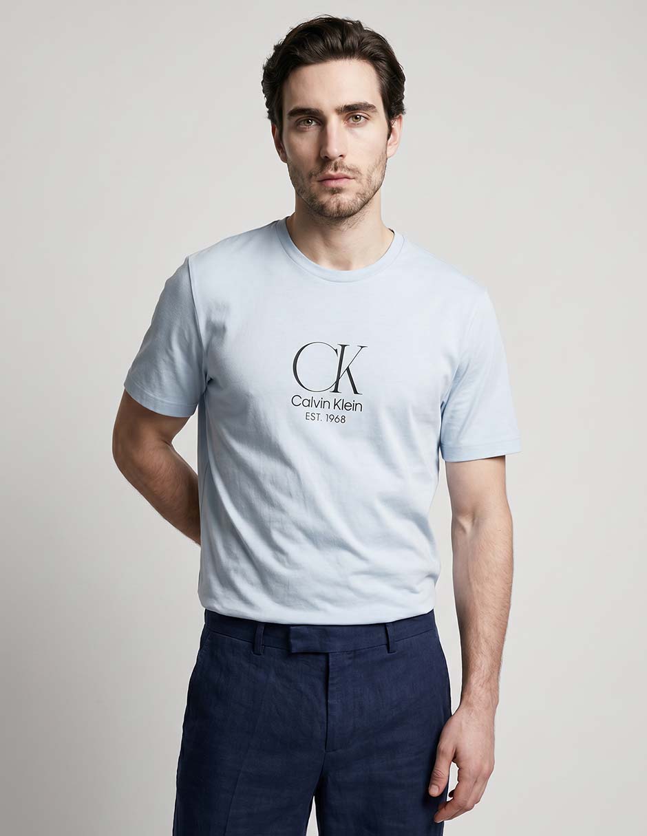Playera Calvin Klein cuello redondo para hombre Playera Calvin Klein cuello redondo para hombre