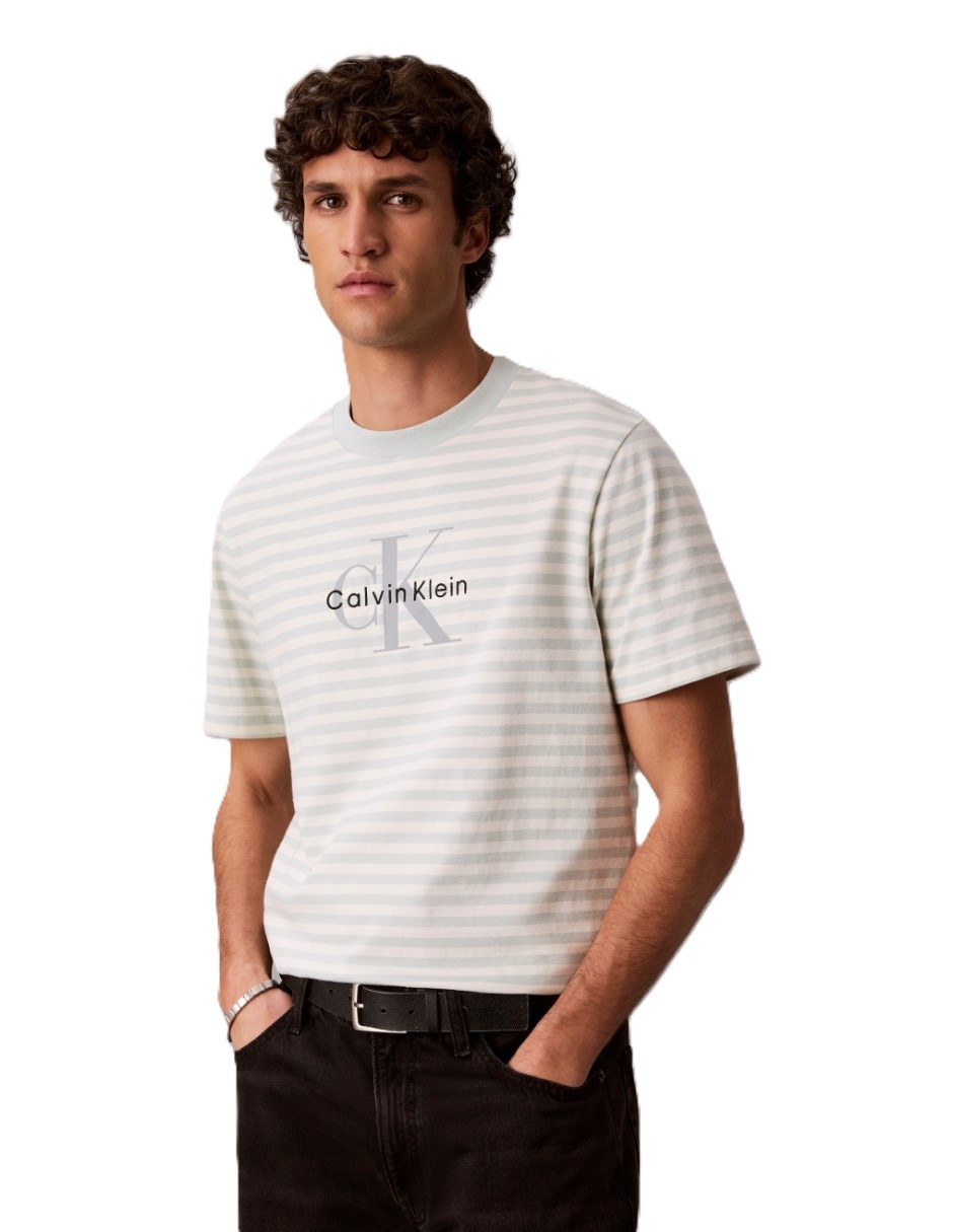 Playera calvin klein cuello redondo para hombre
