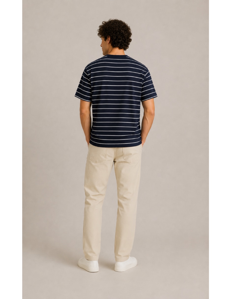 Playera 12286846 cuello redondo para hombre 2