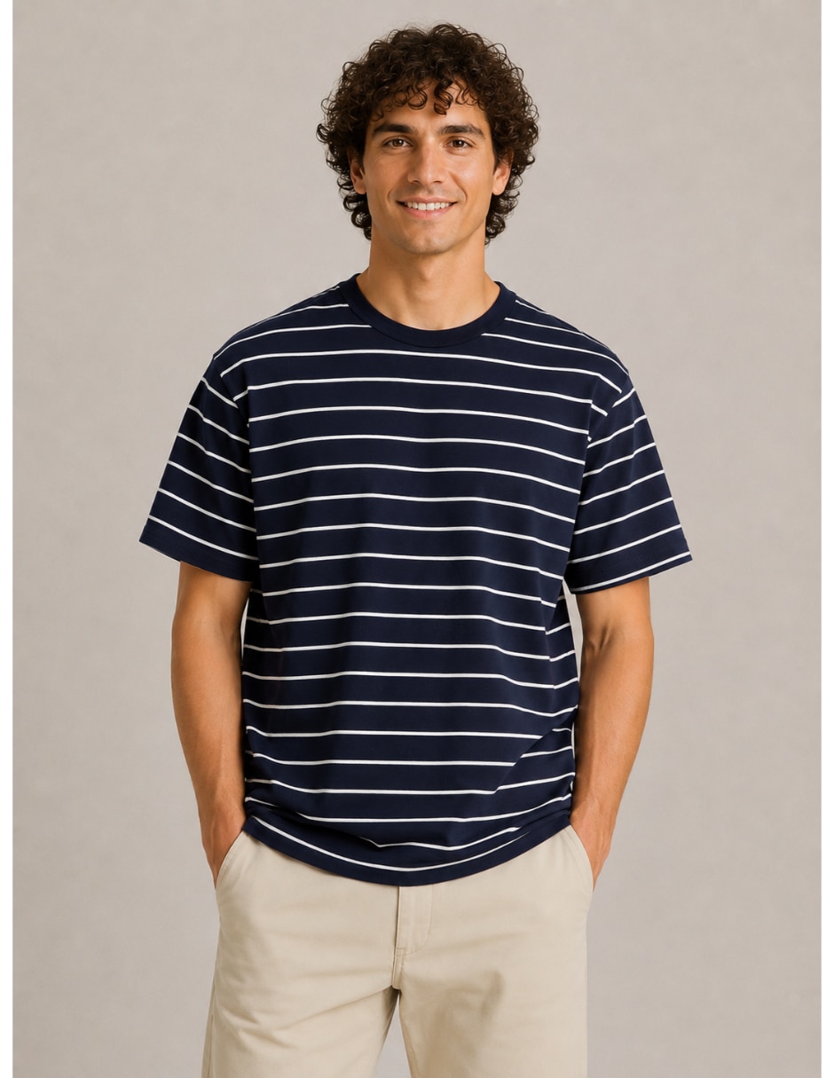 Playera 12286846 cuello redondo para hombre 4