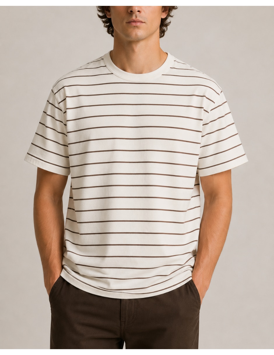 Playera cuello redondo para hombre 2