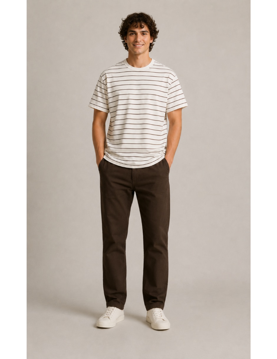 Playera cuello redondo para hombre 4