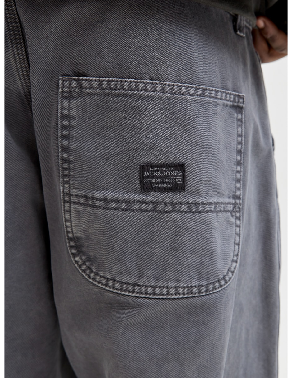 Pantalón cargo regular de algodón para hombre 4