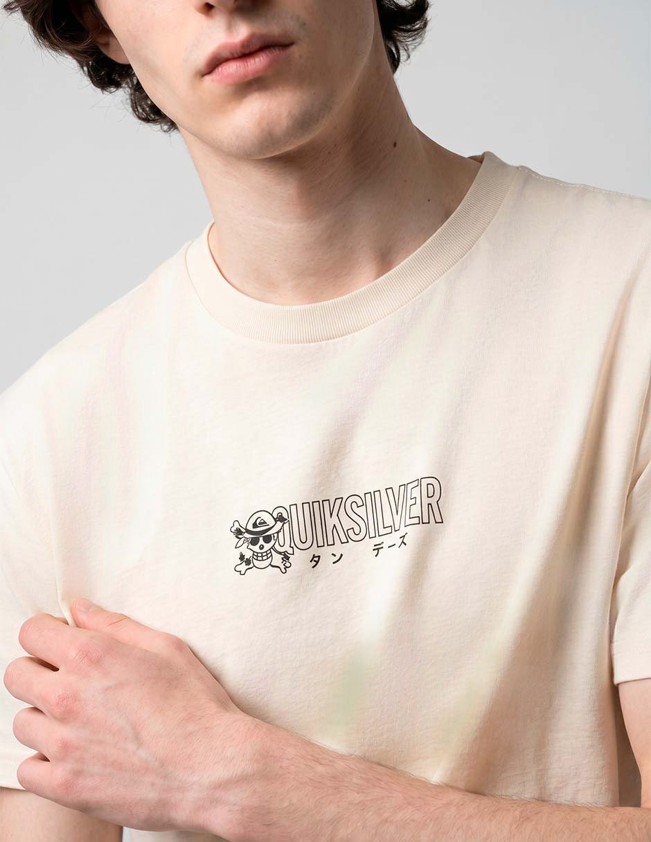 Playera quiksilver opqs wanted ss cuello redondo para hombre