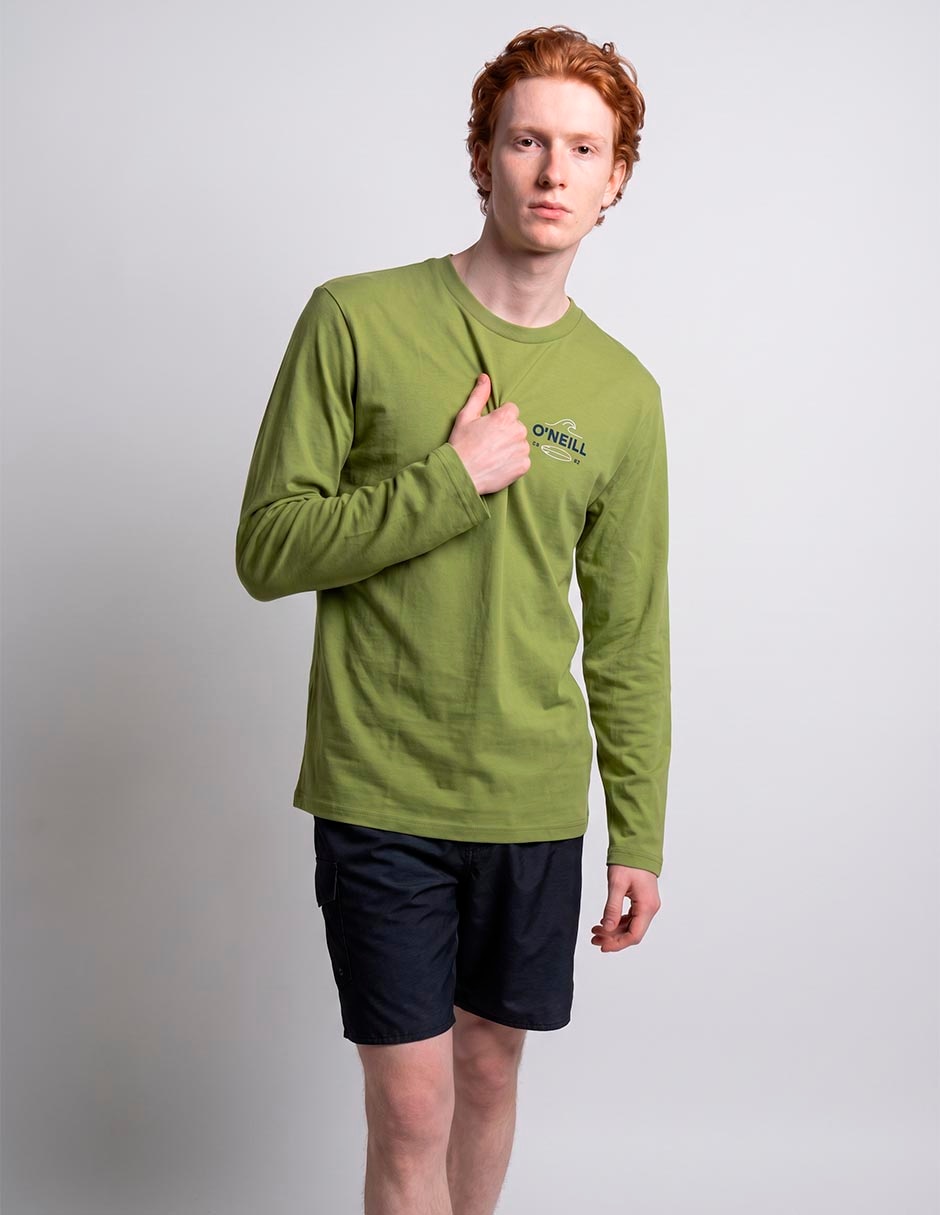 Playera casual cuello redondo para hombre