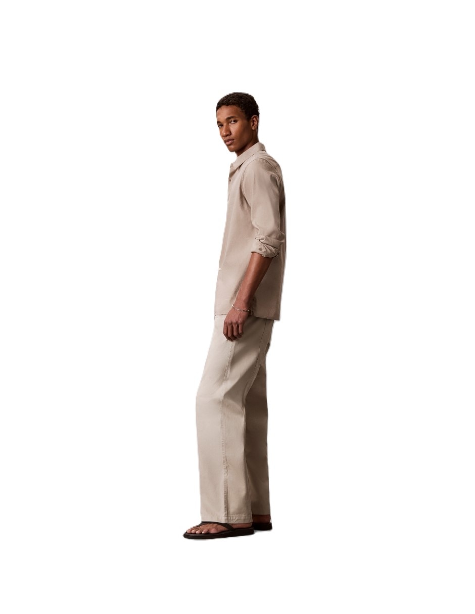 Pantalón casual de vestir regular calvin klein de algodón para hombre