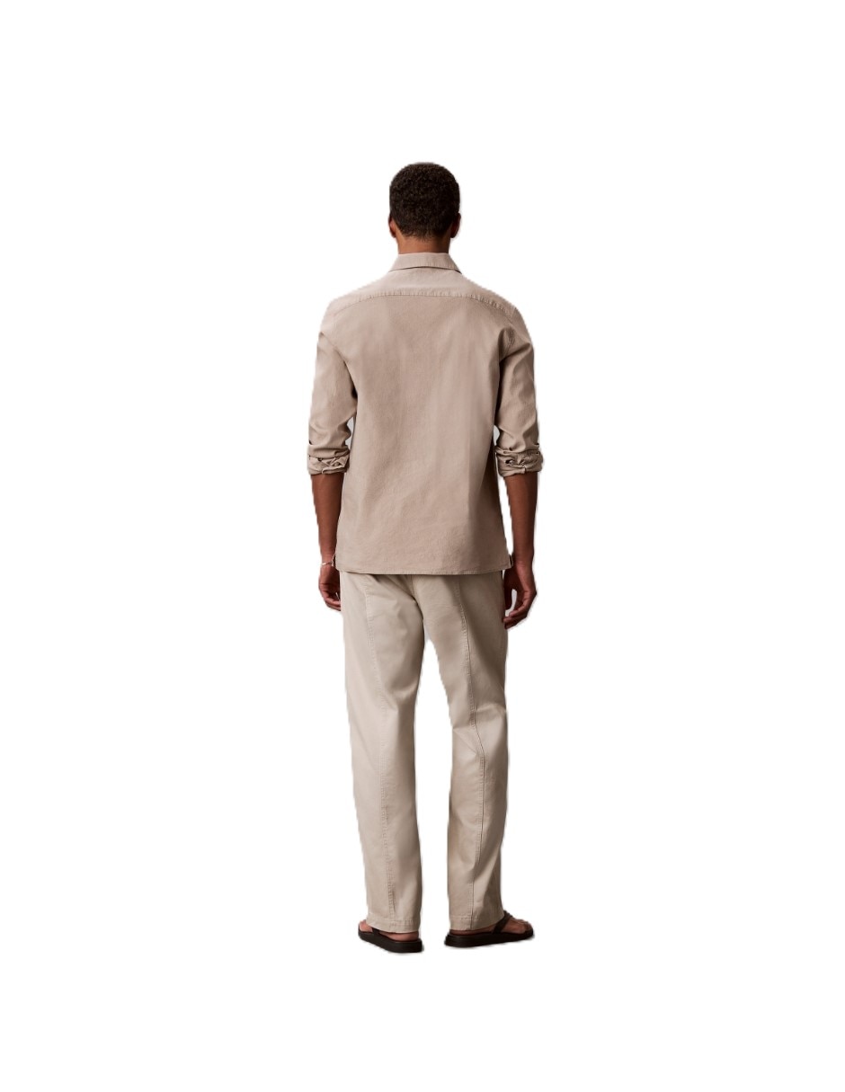 Pantalón casual de vestir regular calvin klein de algodón para hombre