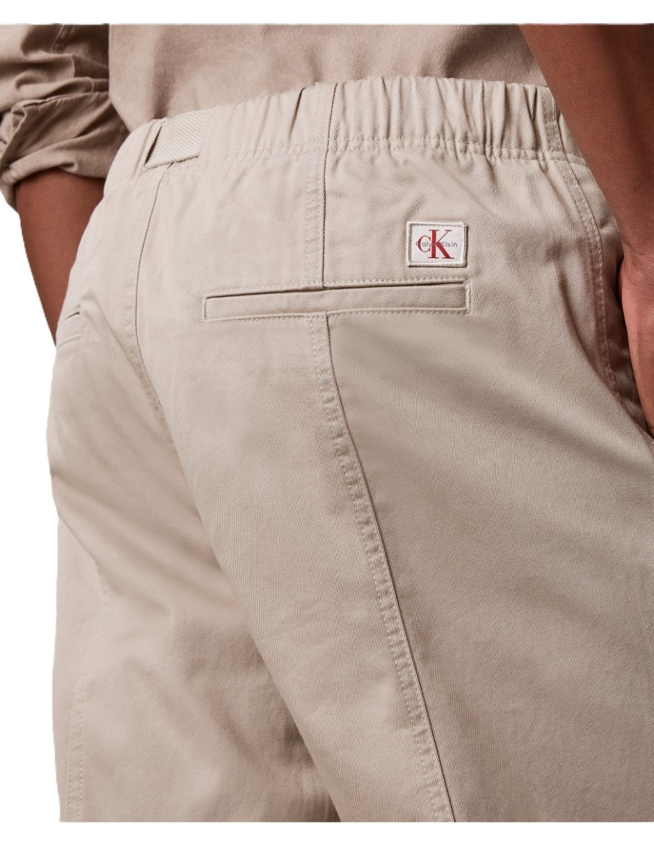 Pantalón casual de vestir regular calvin klein de algodón para hombre