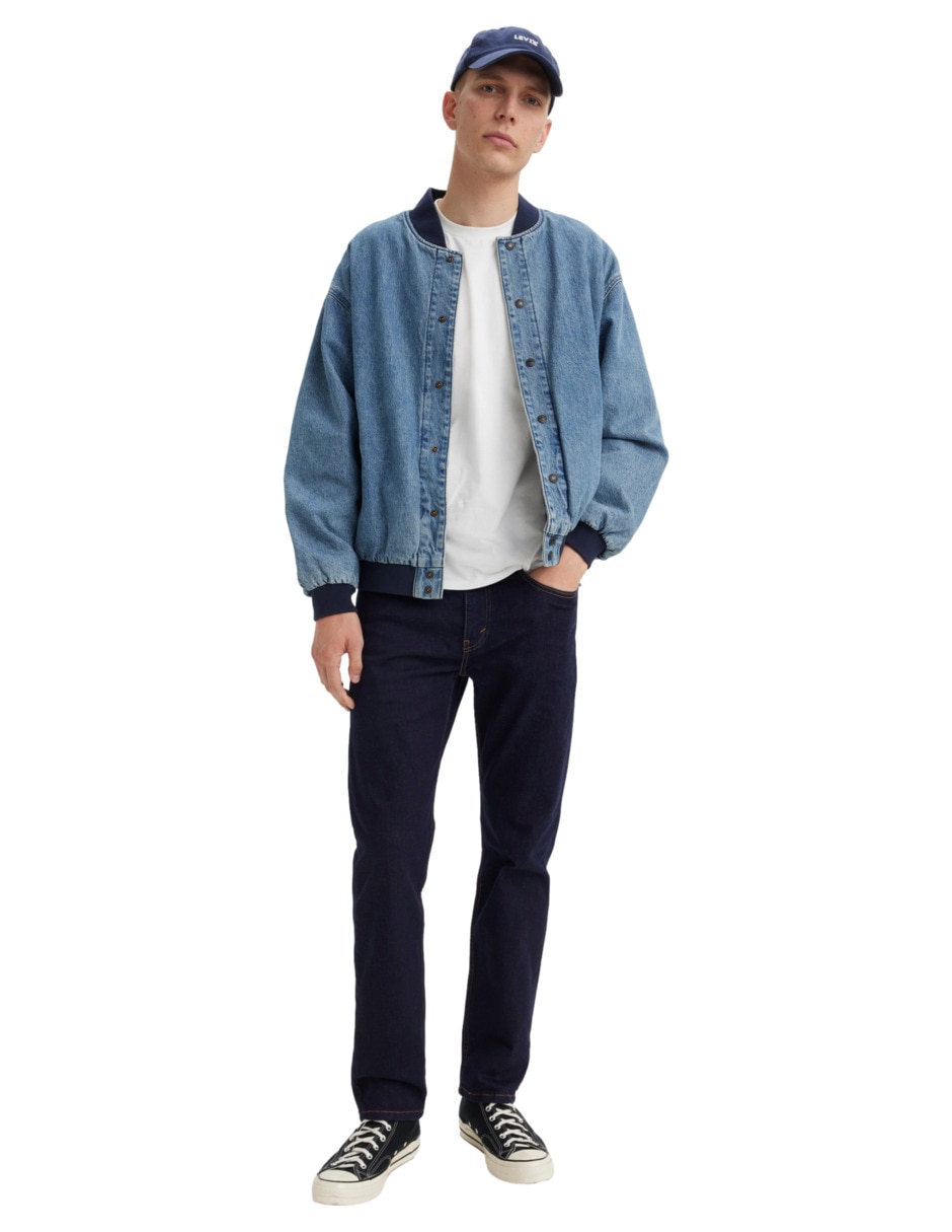 Jeans taper 502 lavado obscuro para hombre 4