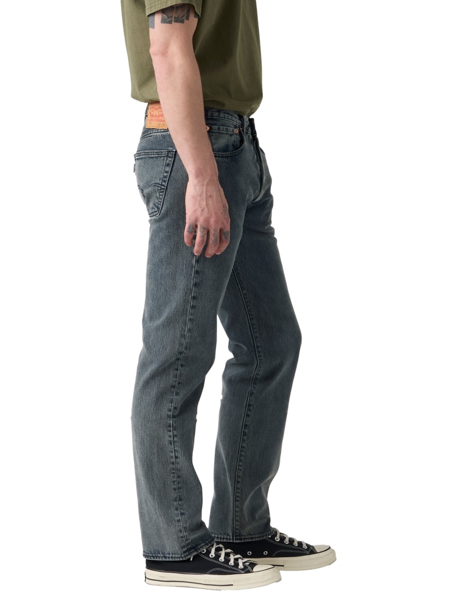 Jeans regular 501 lavado obscuro para hombre 2