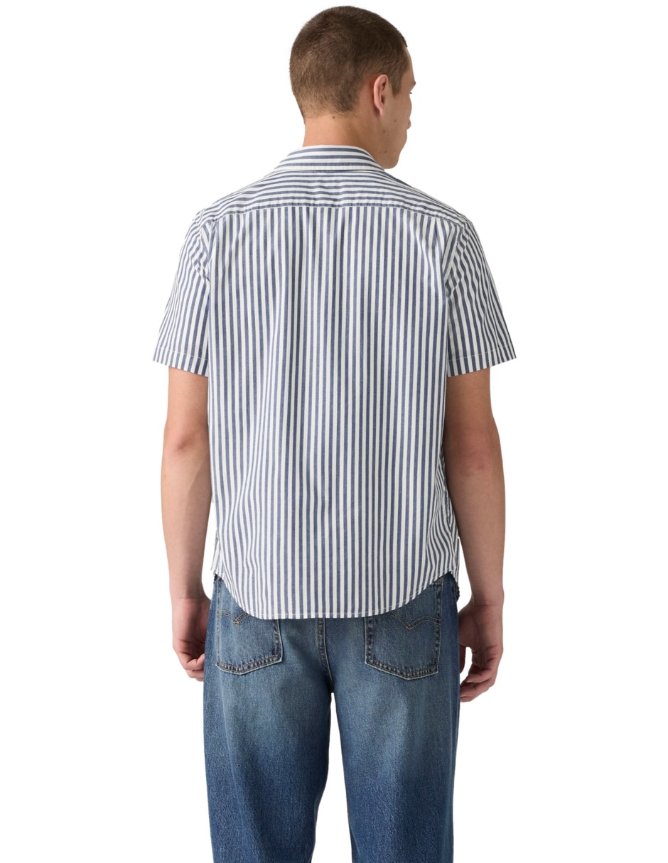 Camisa de algodón manga corta para hombre 2