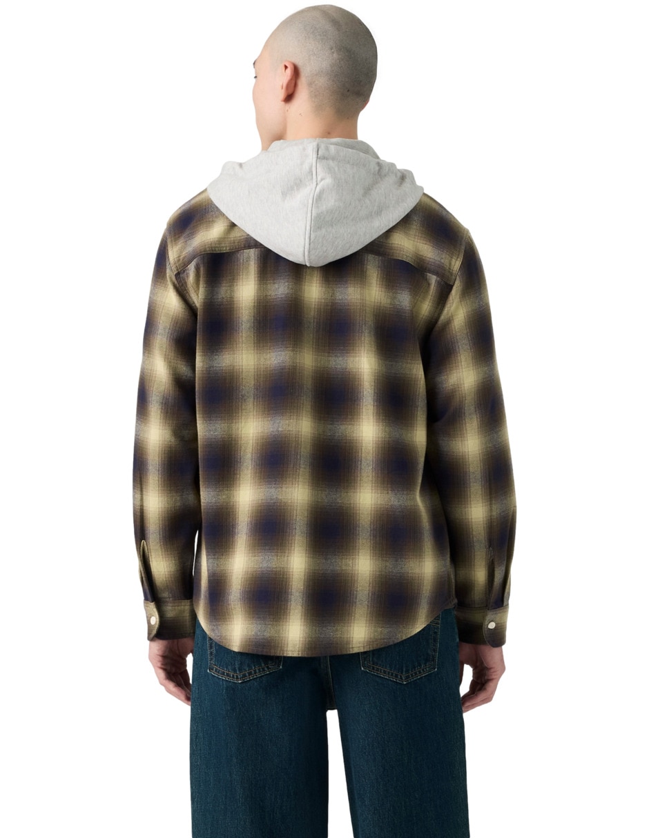 Camisa de algodón manga larga para hombre 2