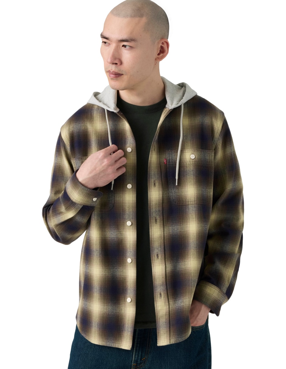 Camisa de algodón manga larga para hombre 3