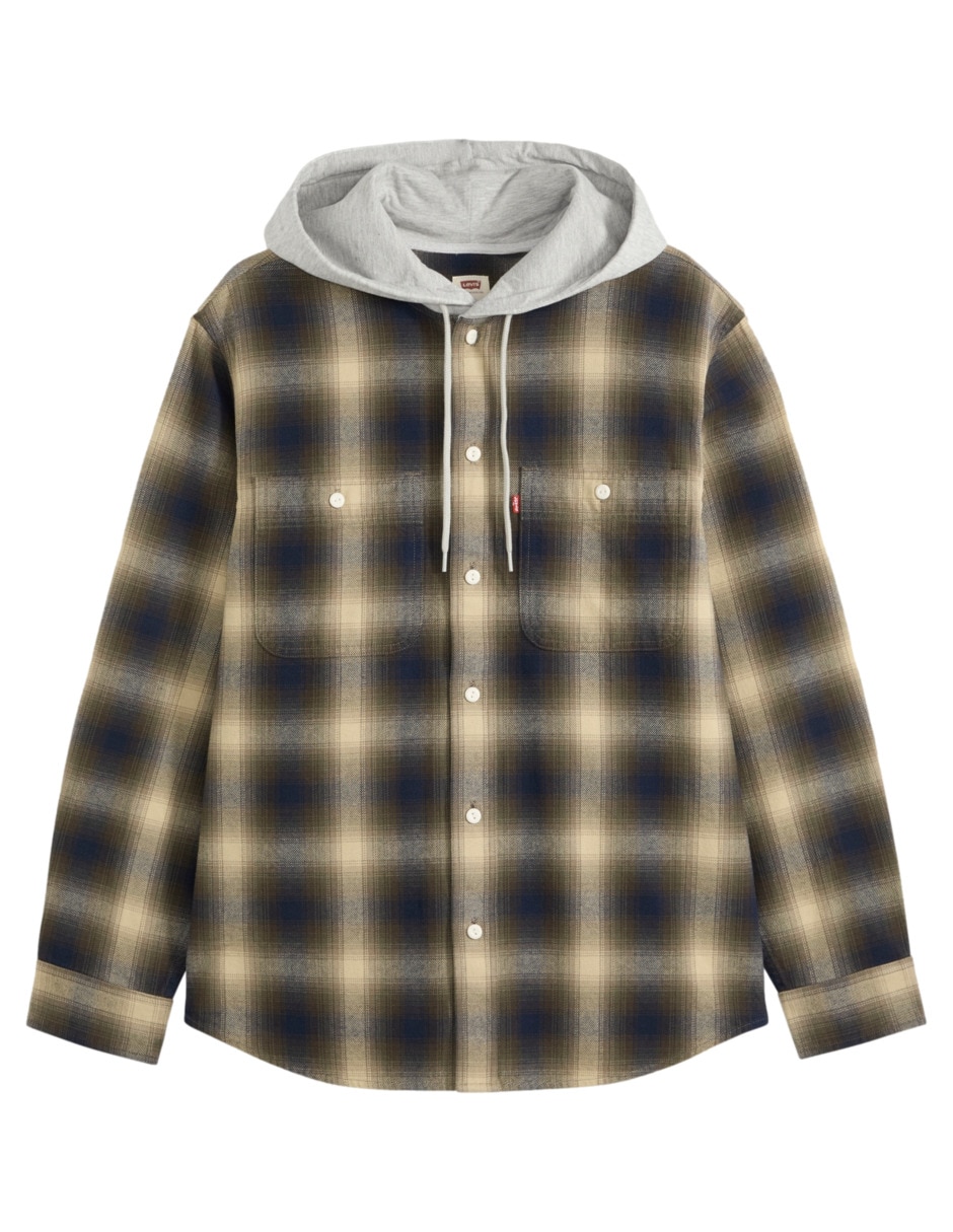 Camisa de algodón manga larga para hombre 5