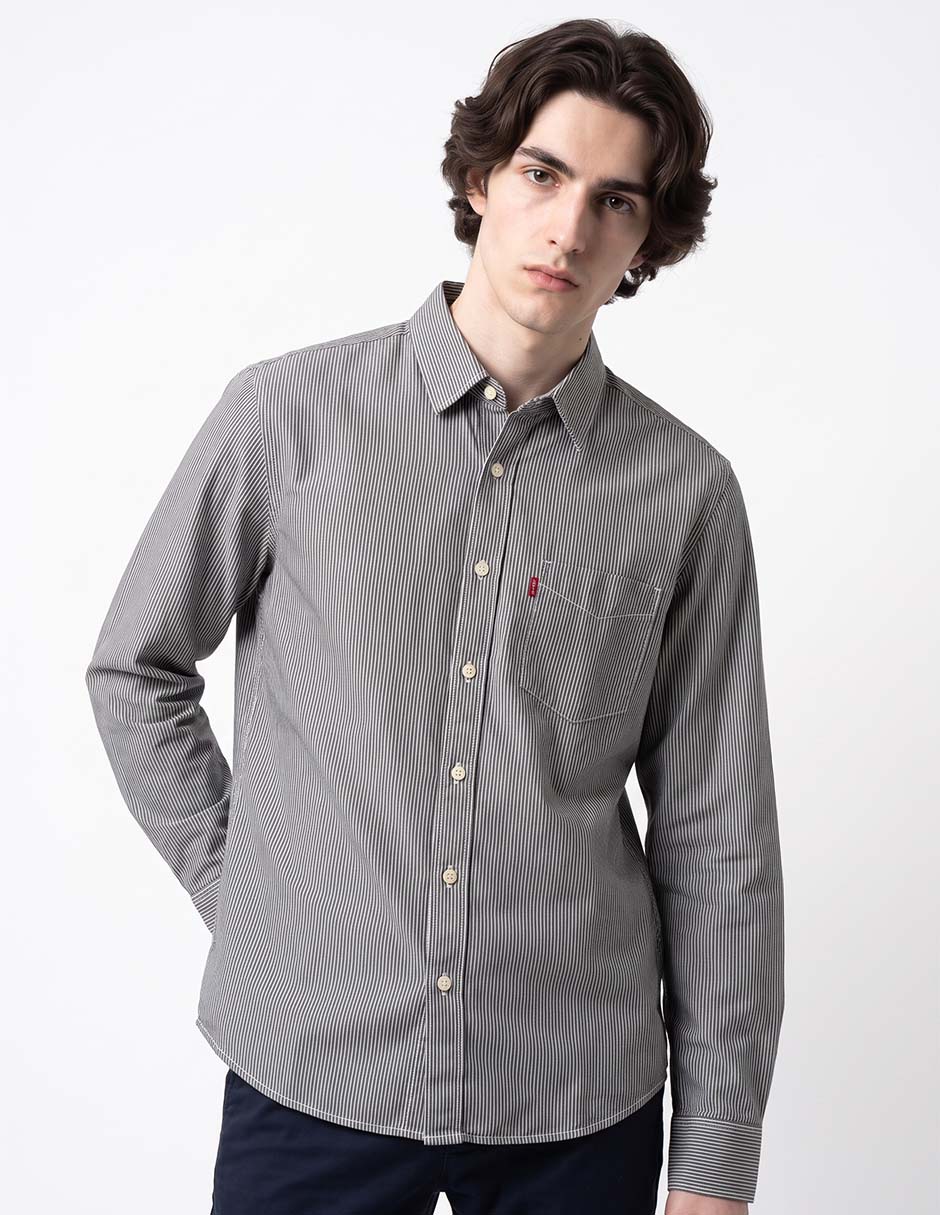 Camisa casual manga larga para hombre Camisa casual manga larga para hombre