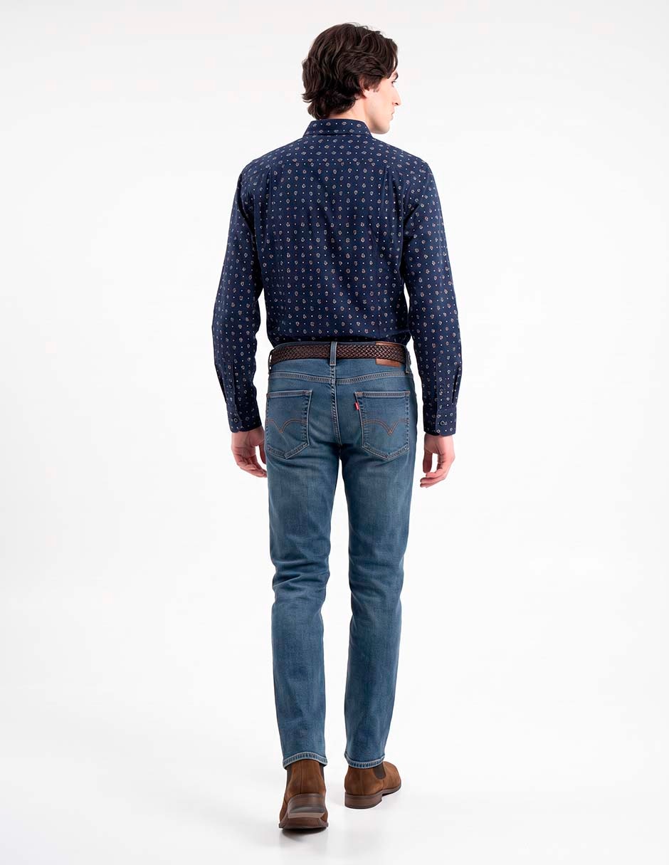 Jeans Regular Skinny AMERICAN EAGLE lavado Obscuro para hombre 2