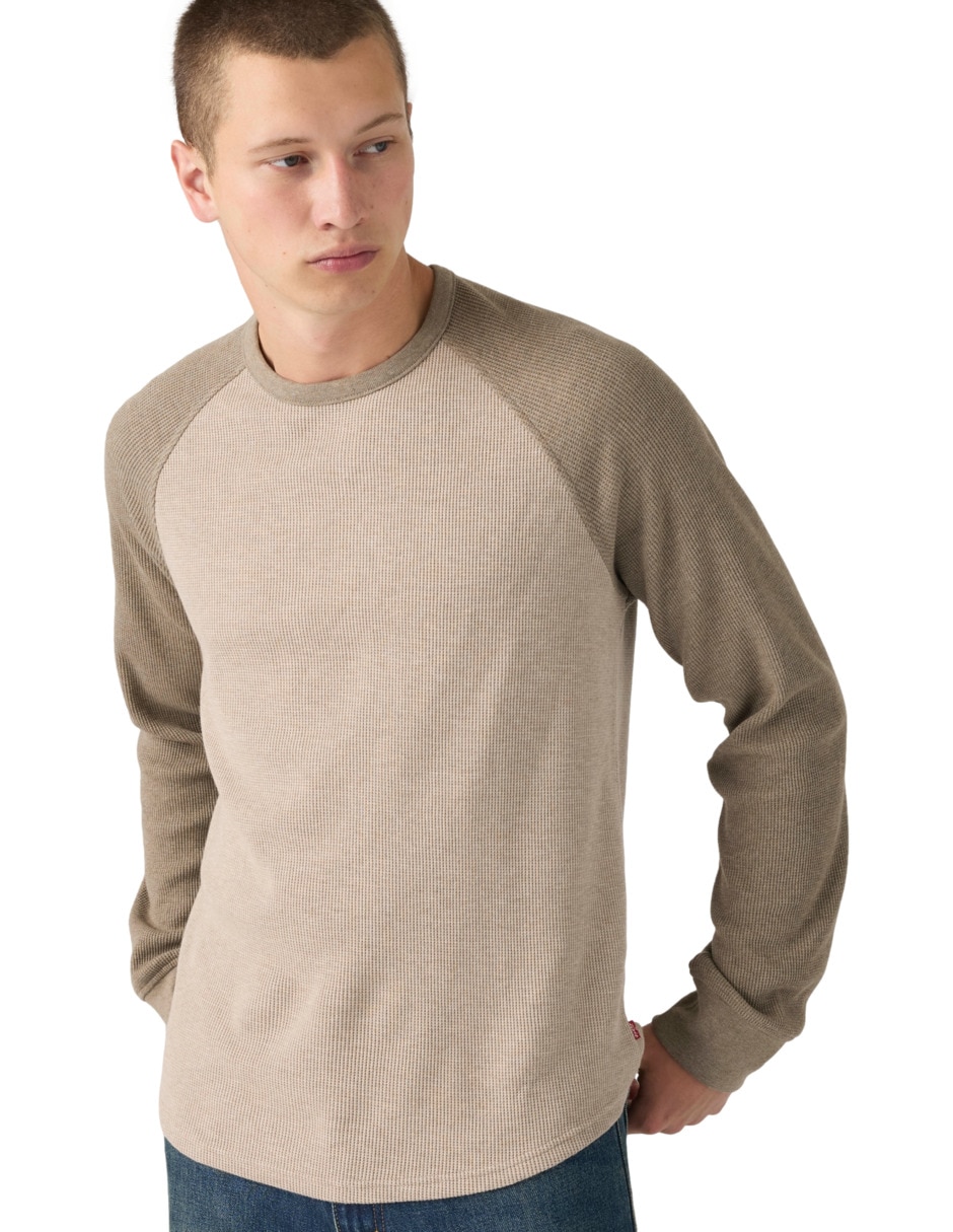 Playera manga larga para hombre