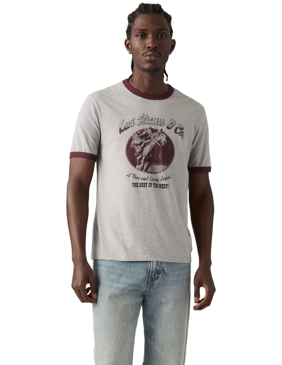 Playera manga corta para hombre