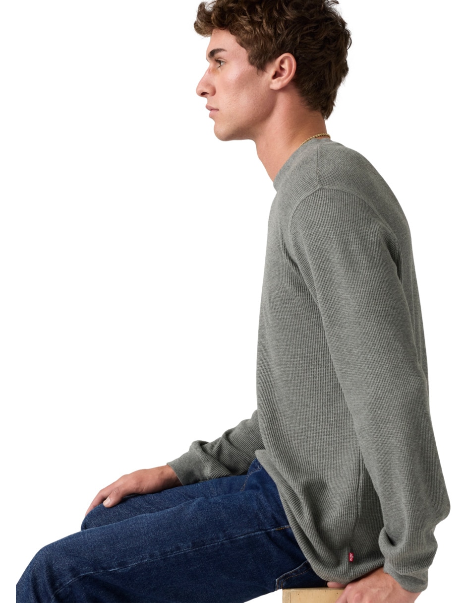 Playera manga larga para hombre 4
