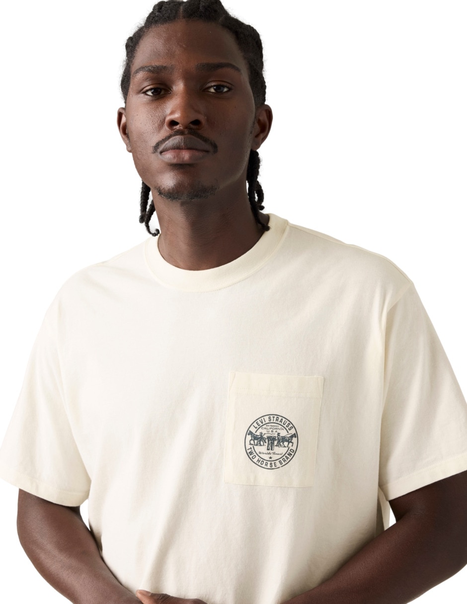 Playera cuello redondo para hombre 4