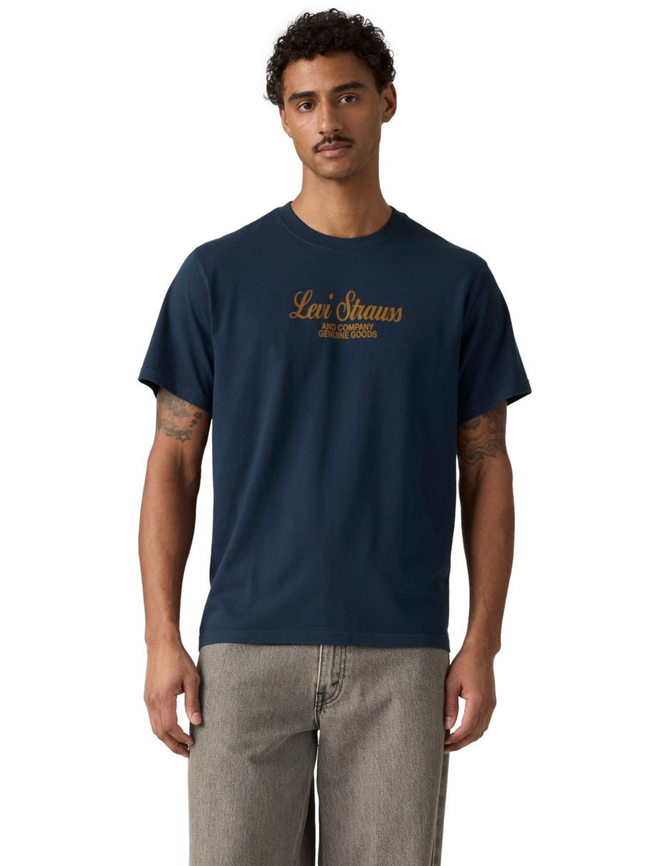 Playera cuello redondo para hombre