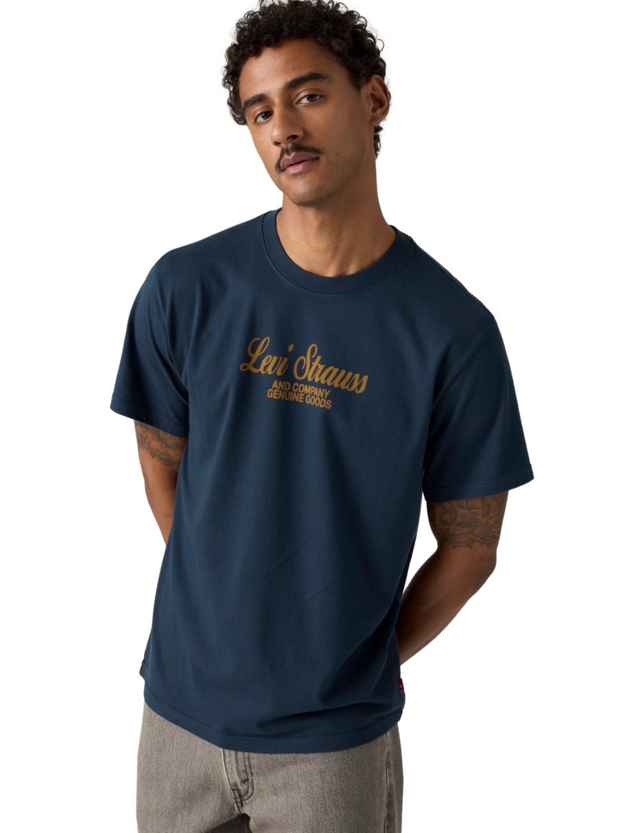 Playera cuello redondo para hombre