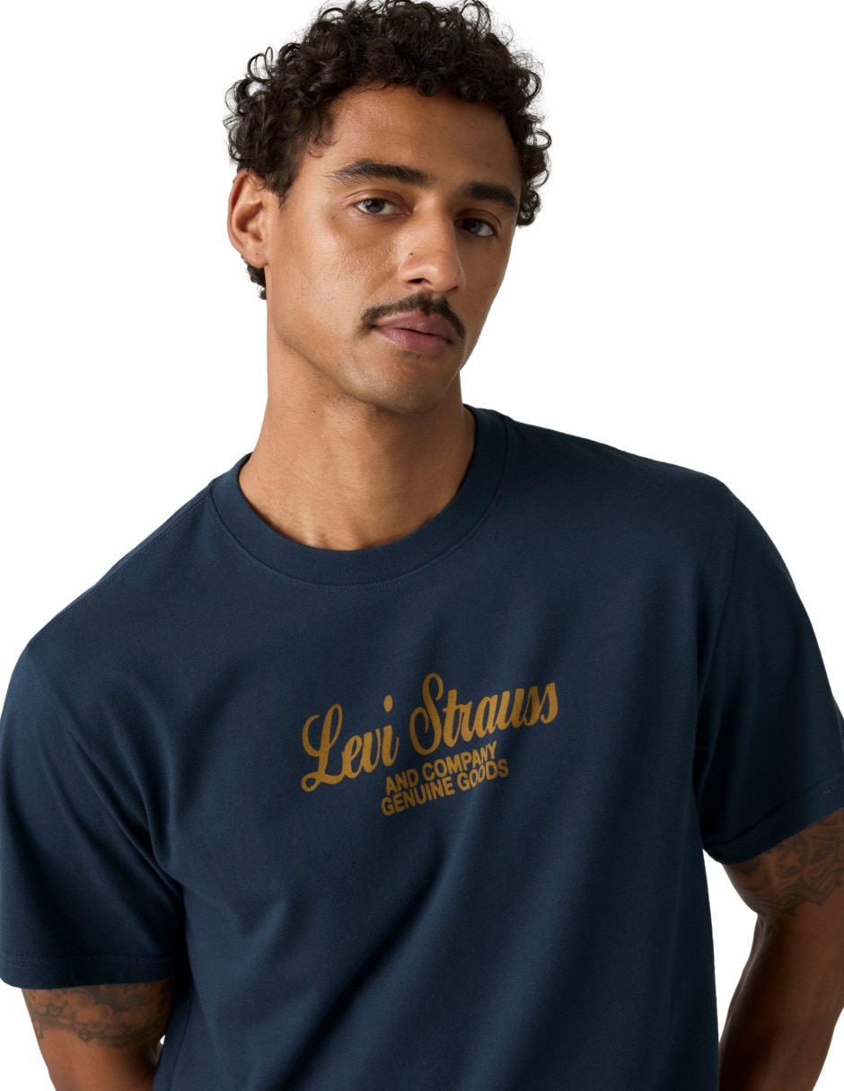Playera cuello redondo para hombre