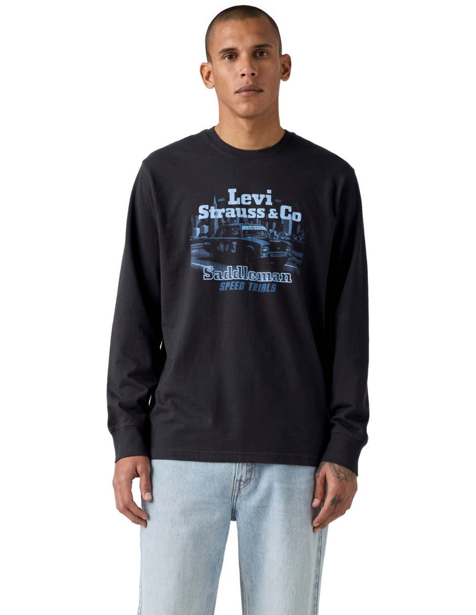Playera cuello redondo para hombre