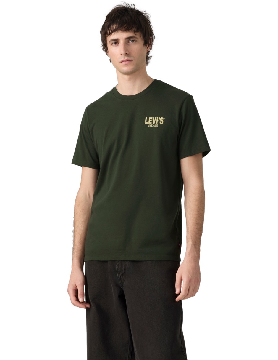 Playera cuello redondo para hombre