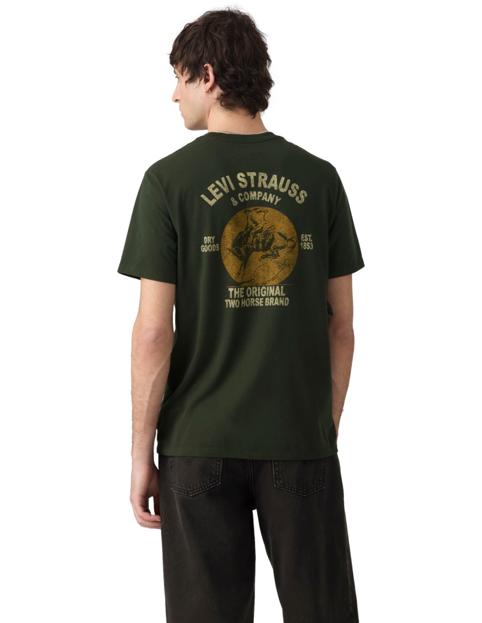Playera cuello redondo para hombre 2